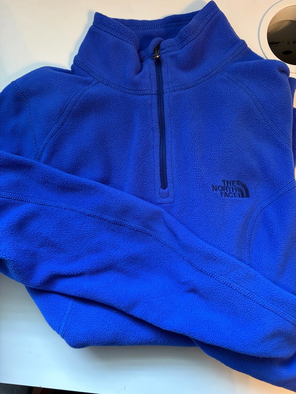 The North Face Kid’s Royal Blue Quarter-Zip Fleece Pullover